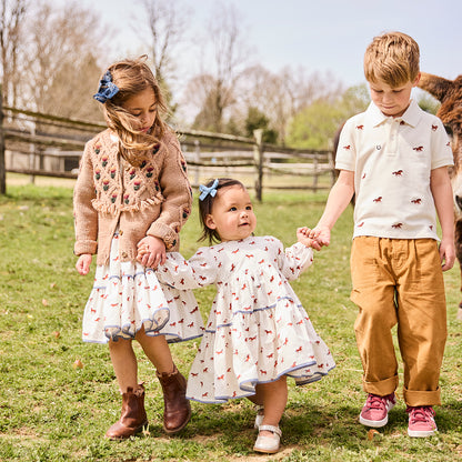 Baby Girl Julia Dress Set - Tiny Horses