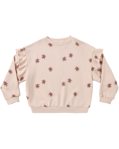 ruffle sweatshirt