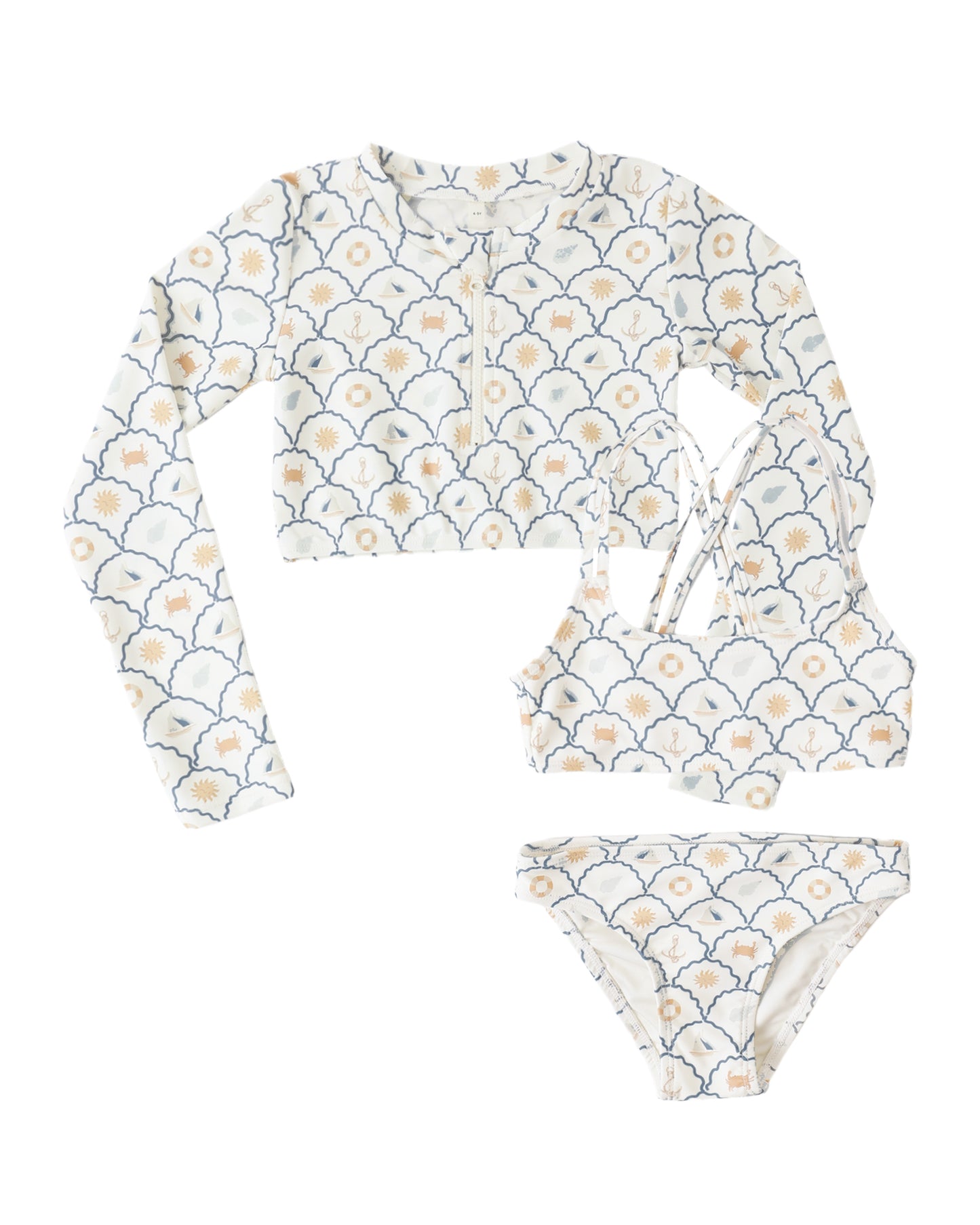 Crop Rashguard Set