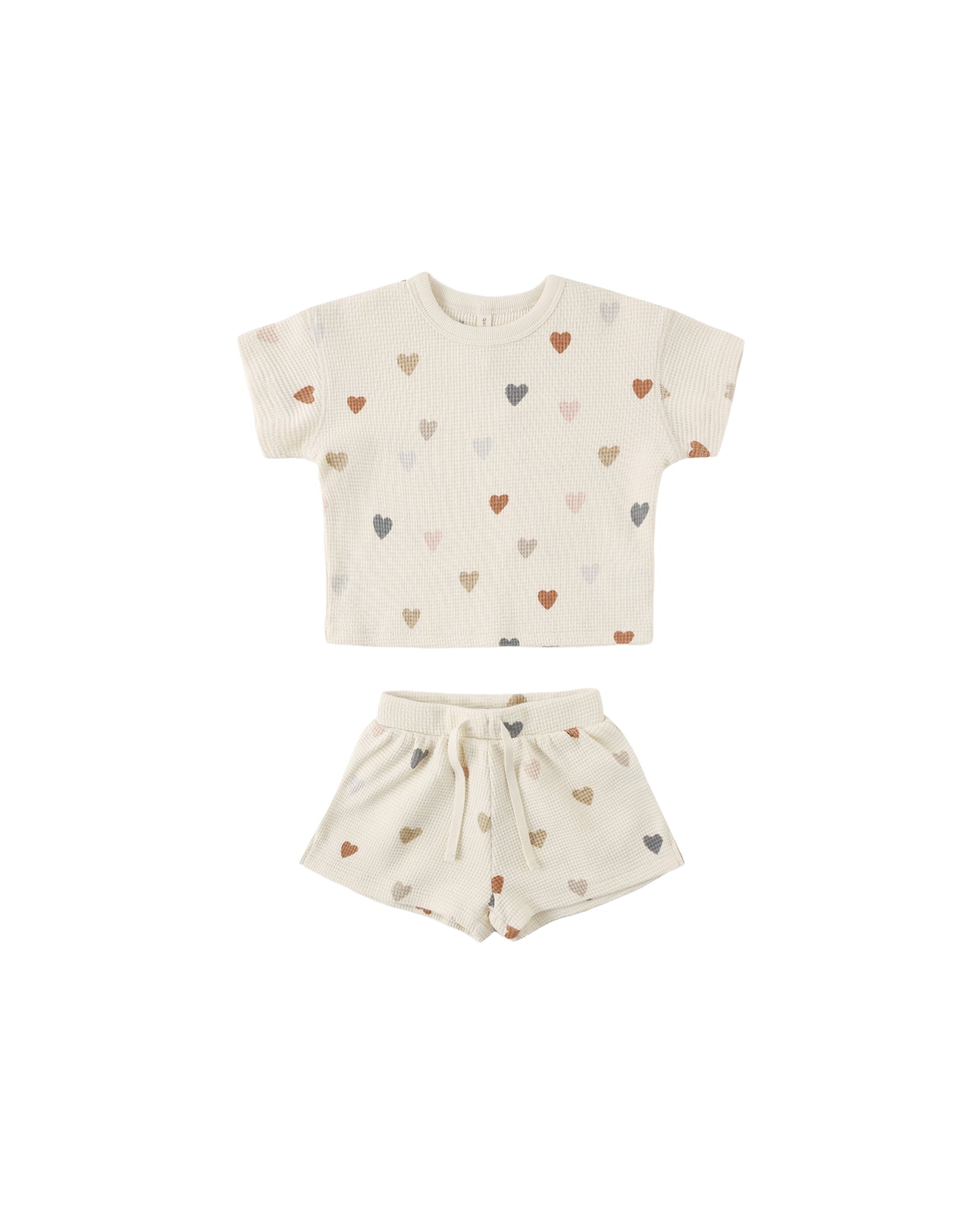 Waffle Tee+ Short Set