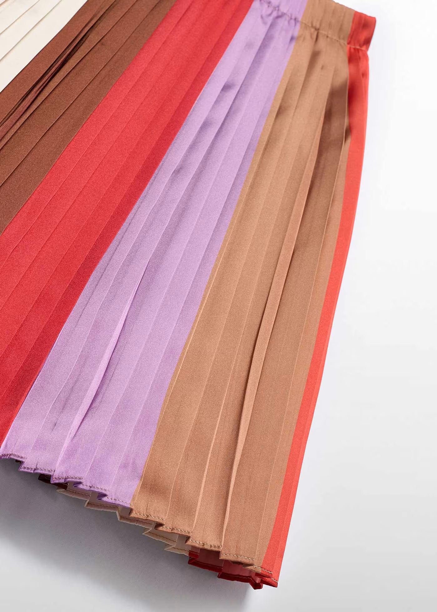 midi pleated skirt