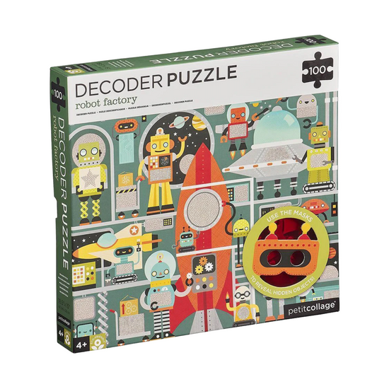 Robot Factory 100-Piece Decoder Puzzle