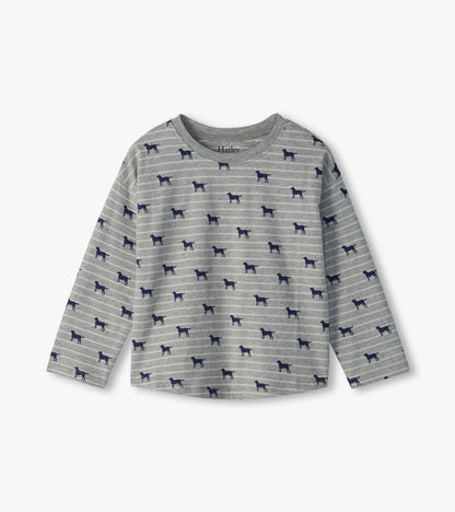 Drop shoulder tee