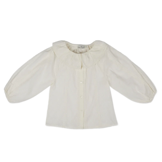 Girls Cecilia Blouse - Ecru | 7-16