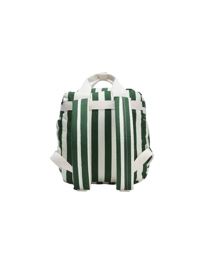 stripe mini backpack