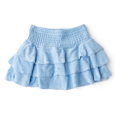 terry smocked skirt (3-6)