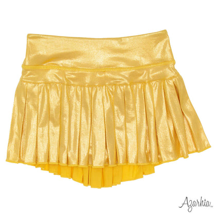 Mini Pleated Shimmer Skort