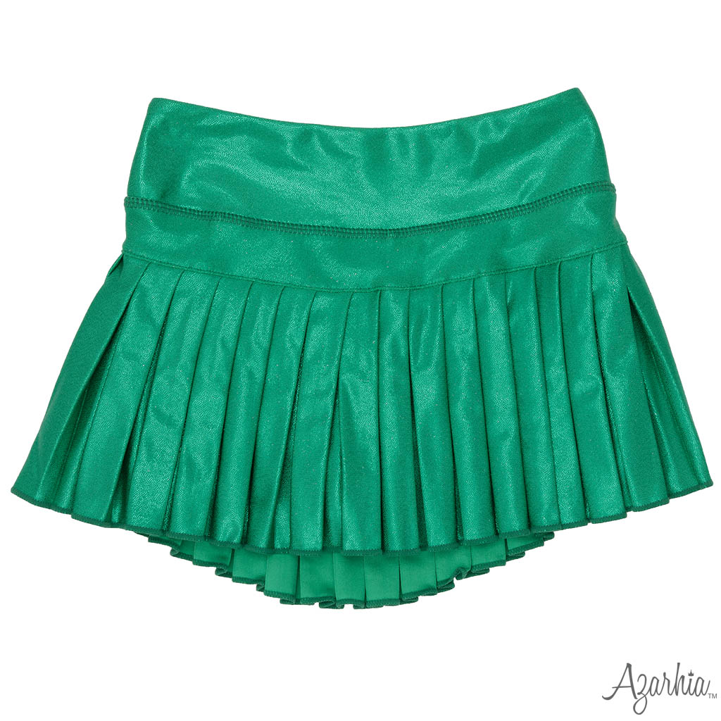 Mini Pleated Shimmer Skort