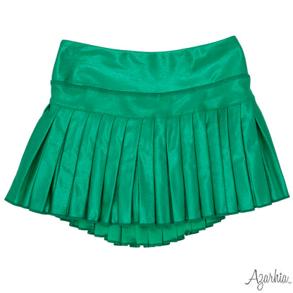 Mini Pleated Shimmer Skort