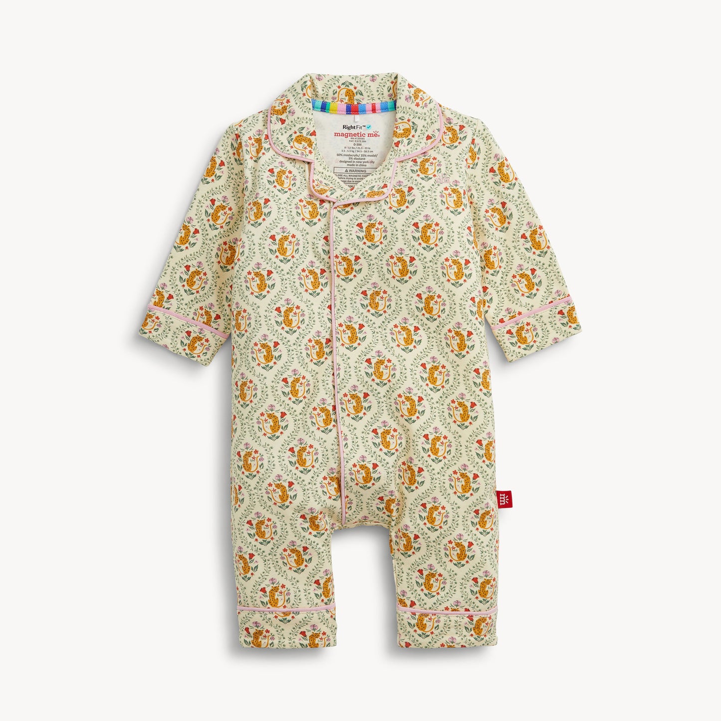 RF pant romper w/ piping