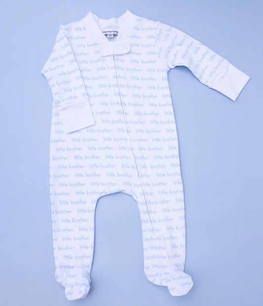 1314-428P Printed Zipper Footie