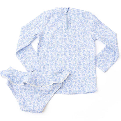 Floral Rashguard Swim Set | 2T - 6