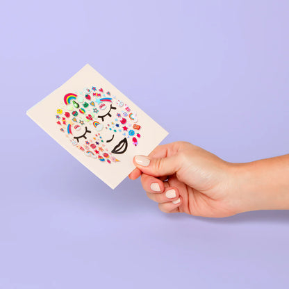kawaii face stickers