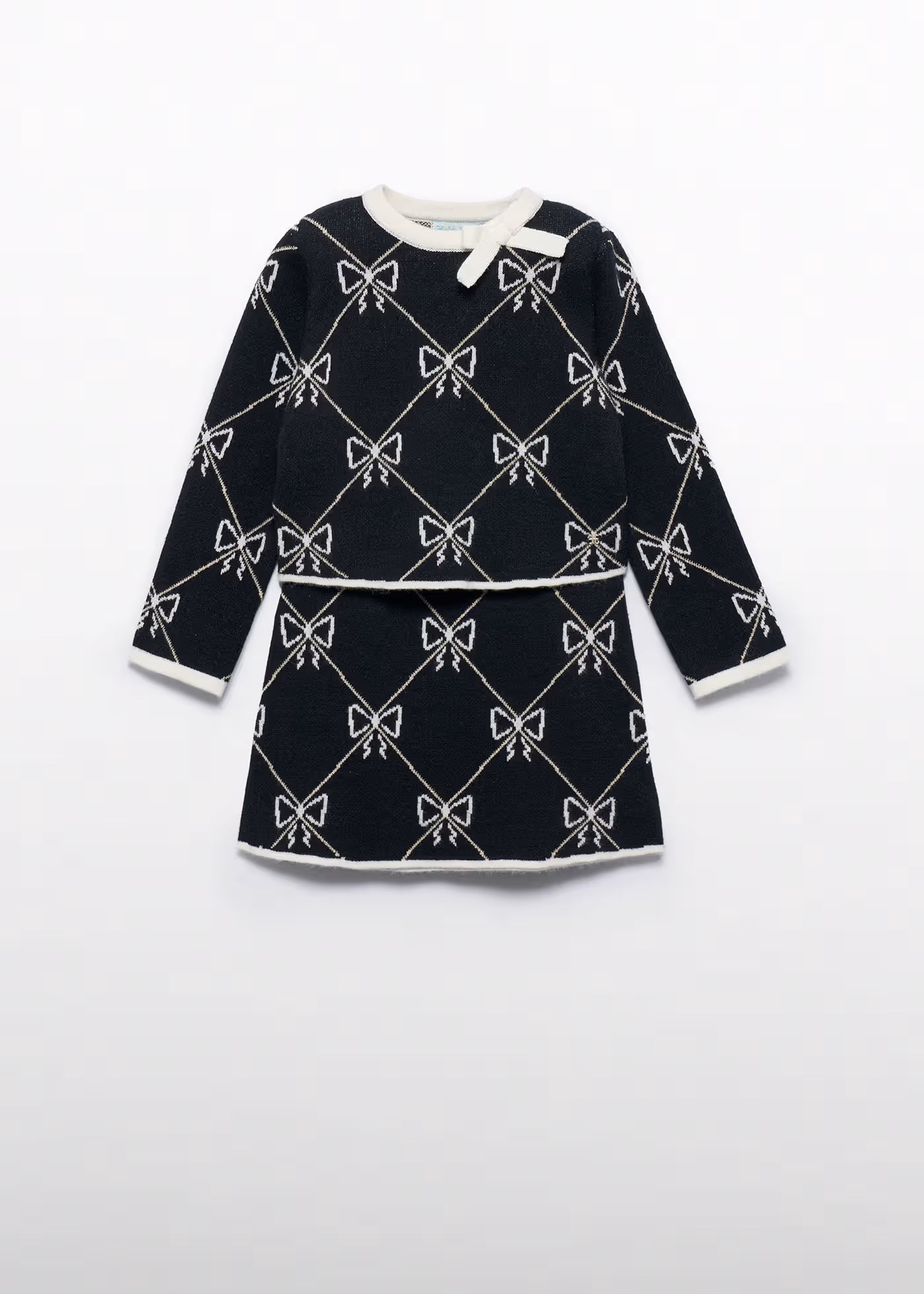 tricot skirt set