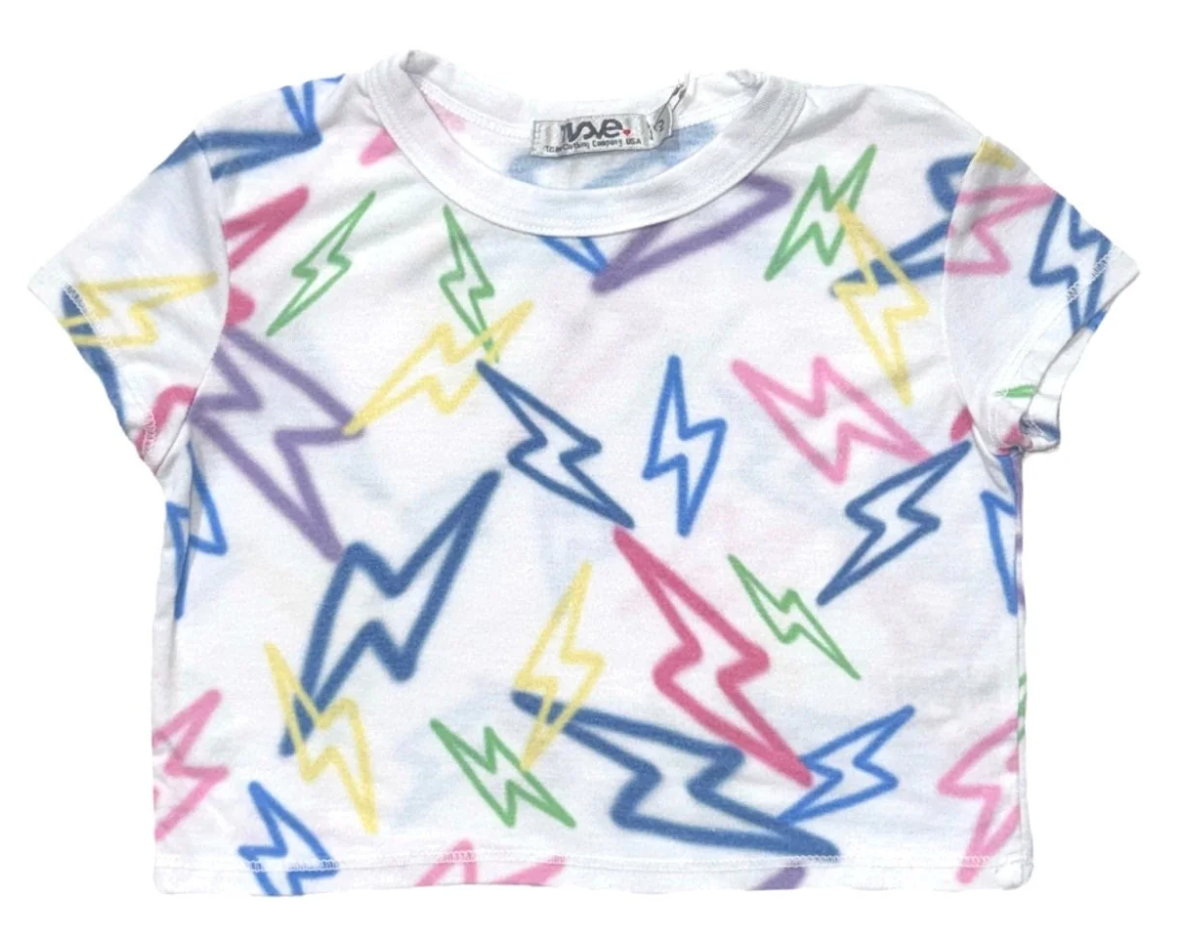 ruffle slv banded m&g top